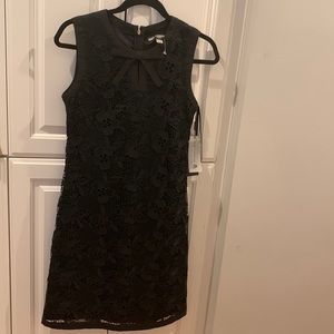 Karl Lagerfeld black lace dress